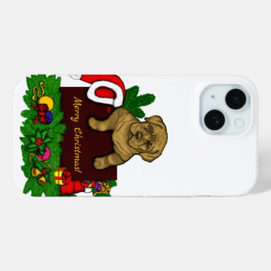 XMas Puppy Case-Mate iPhone Case (Achterkant (horizontaal))