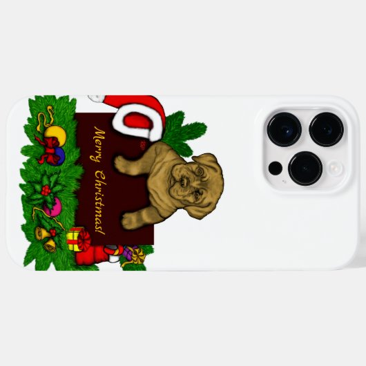 XMas Puppy Case-Mate iPhone Case (Achterkant (horizontaal))