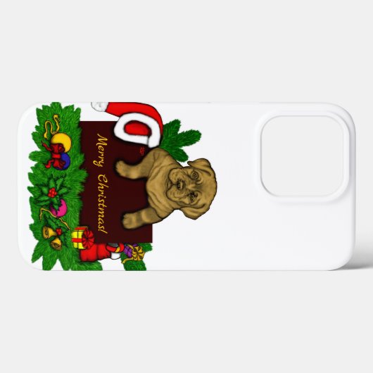 XMas Puppy Case-Mate iPhone Case (Achterkant (horizontaal))