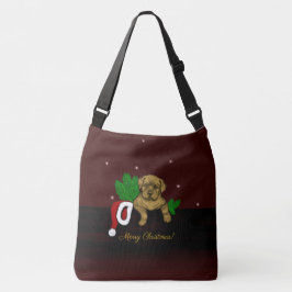 XMas Puppy Crossbody Tas