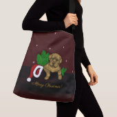 XMas Puppy Crossbody Tas (Dichtbij)