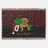 XMas Puppy Deken (Voorkant)