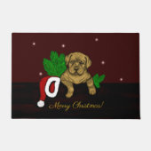 XMas Puppy Deurmat (Voorkant)