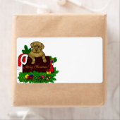 XMas Puppy Etiket (Insitu)