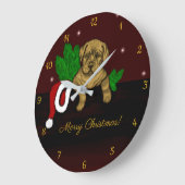 XMas Puppy Grote Klok (Hoek)