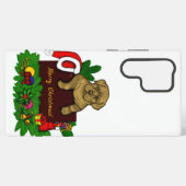 XMas Puppy Samsung Galaxy Hoesje (Achterkant horizontaal)