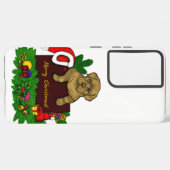 XMas Puppy Samsung Galaxy Hoesje (Achterkant horizontaal)