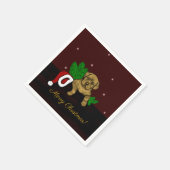 XMas Puppy Servet (Hoek)
