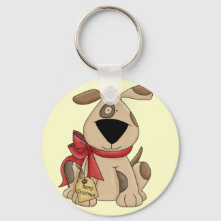 Xmas Puppy Sleutelhanger