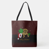 XMas Puppy Tote Bag (Voorkant)