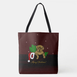 XMas Puppy Tote Bag
