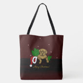 XMas Puppy Tote Bag (Achterkant)