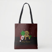 XMas Puppy Tote Bag (Voorkant)