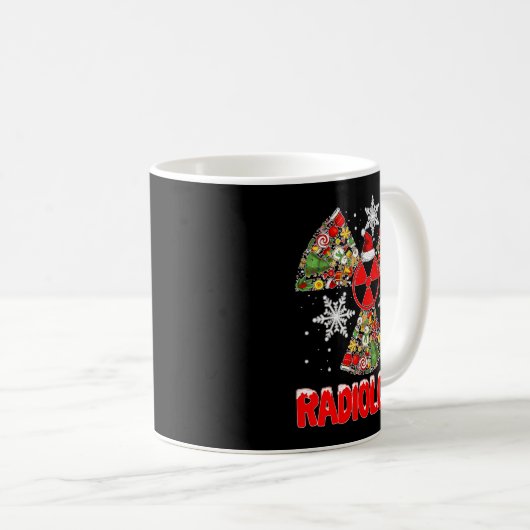 Xmas Radiology Christmas Radiologist Xray Tech Cut Koffiemok (Voorkant rechts)