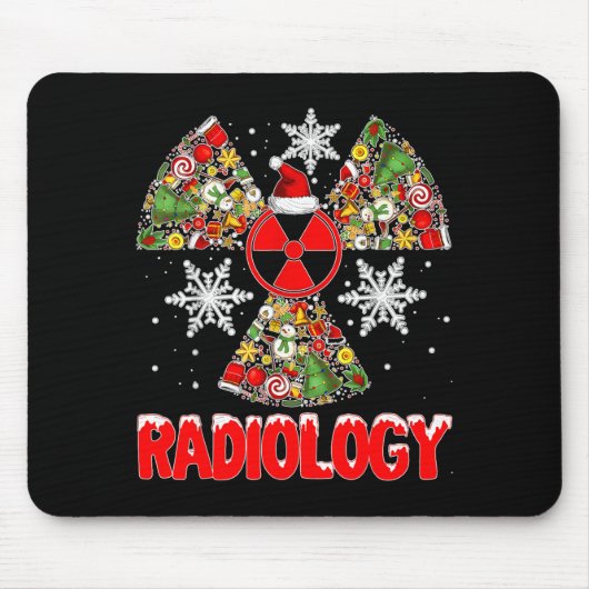 Xmas Radiology Christmas Radiologist Xray Tech Cut Muismat (Voorkant)