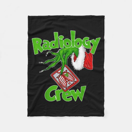 Xmas Radiology Christmas Radiologist Xray Tech Fun Fleece Deken (Voorkant)