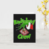 Xmas Radiology Christmas Radiologist Xray Tech Fun Kaart (Gele Bloem)