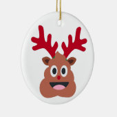 xmas render poo emoji keramisch ornament (Rechts)