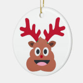 xmas render poo emoji keramisch ornament (Links)