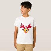 xmas render wink emoji t-shirt (Voorkant volledig)