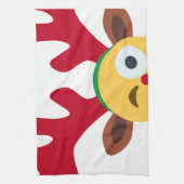 xmas render wink emoji theedoek (Verticaal)