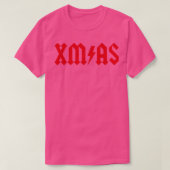 Xmas Rock Roll Heavy Metal grappige kerst Xmas T-shirt (Design voorkant)