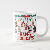 Xmas Roof coffee specialty mug Grote Koffiekop (Rechts)
