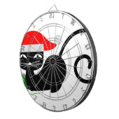 xmas santa cat dartbord (Voorkant Rechts)