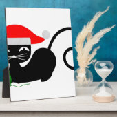 xmas santa cat fotoplaat (Zijkant)