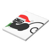 xmas santa cat notitieblok (Linkerzijde)
