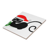 xmas santa cat tegeltje (Zijkant)