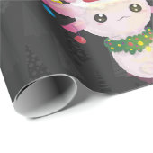 xmas santa claus axolotl cadeaupapier (Rol Hoek)