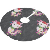 xmas santa claus axolotl kerstboom rok (Gekanteld)