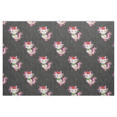 xmas santa claus axolotl stof (Fat Quarter)