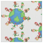 xmas santa claus elves stof (Close Up)