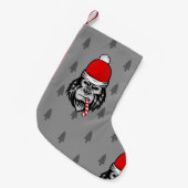 xmas santa claus gorilla kleine kerstsok (Voorkant (Hangend))