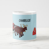 Xmas Santa Claus Grote Koffiekop (Voorkant)