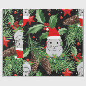 xmas santa claus guinee cadeaupapier (Vlak)