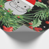 xmas santa claus guinee cadeaupapier (Hoek)