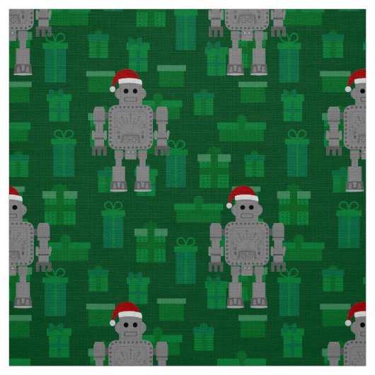 xmas santa claus robot stof (Swatch)