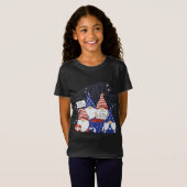 Xmas Santa Hat American Merry Kerstgnomen T-shirt (Voorkant volledig)
