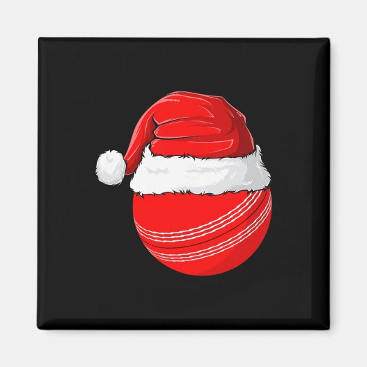 Xmas Santa Hat Christmas Cricket Magneet (Voorkant)