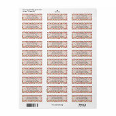 Xmas Santa Sugar Skulls Etiket (Full Sheet)
