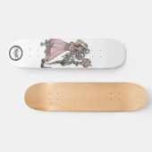 Xmas Santa witch Persoonlijk Skateboard (Horizontaal)