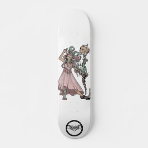 Xmas Santa witch schilderij Persoonlijk Skateboard
