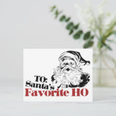 XMAS Santas Favoriete HO Feestdagenkaart (Staand voorkant)
