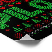 Xmas Santa's Favorite Lot Funny Ugly Christmas Swe Poster (Hoek)