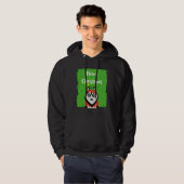 Xmas Siberian Husky Hoodie (Voorkant volledig)