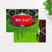 Xmas Sieraden N Kant Mode Rood Groen Cadeau Kaart (Bureau)