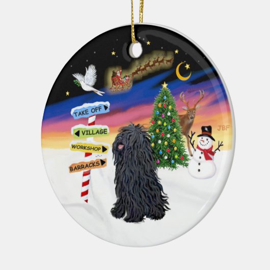 Xmas Signs - Puli Keramisch Ornament (Links)